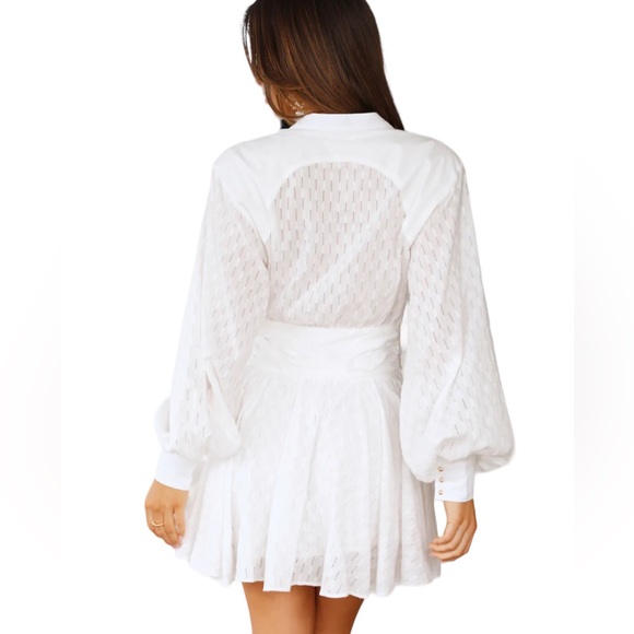 SOLD NWT Hello Molly Vanilla Aroma Dress Sz L White - Picture 10 of 14